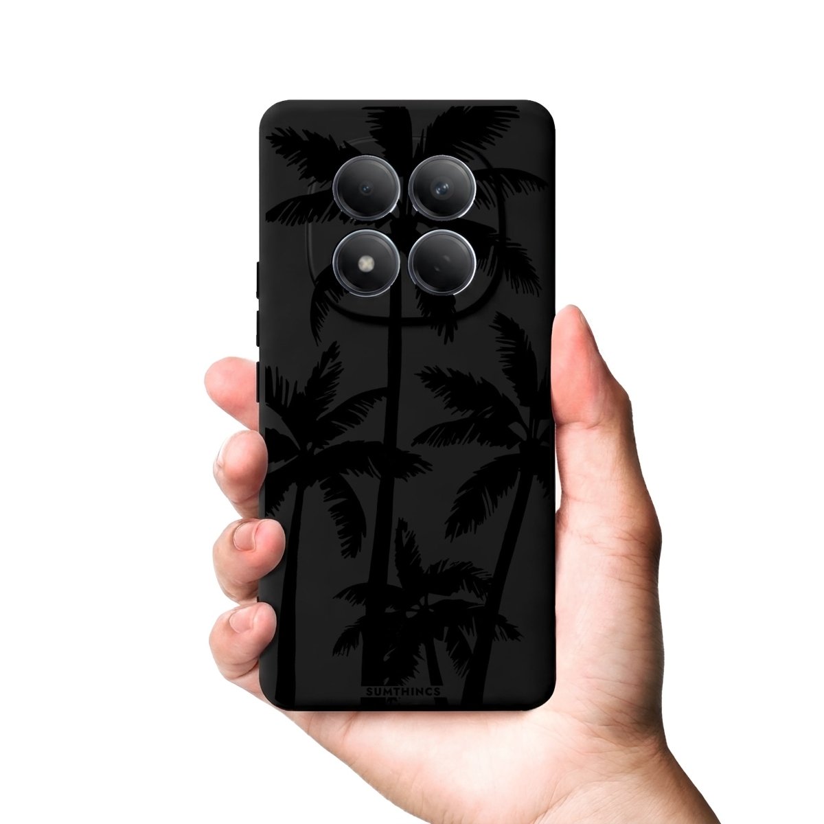 Xiaomi Palm Trees Premium Telefon Kılıfı Gri - Sumthincs