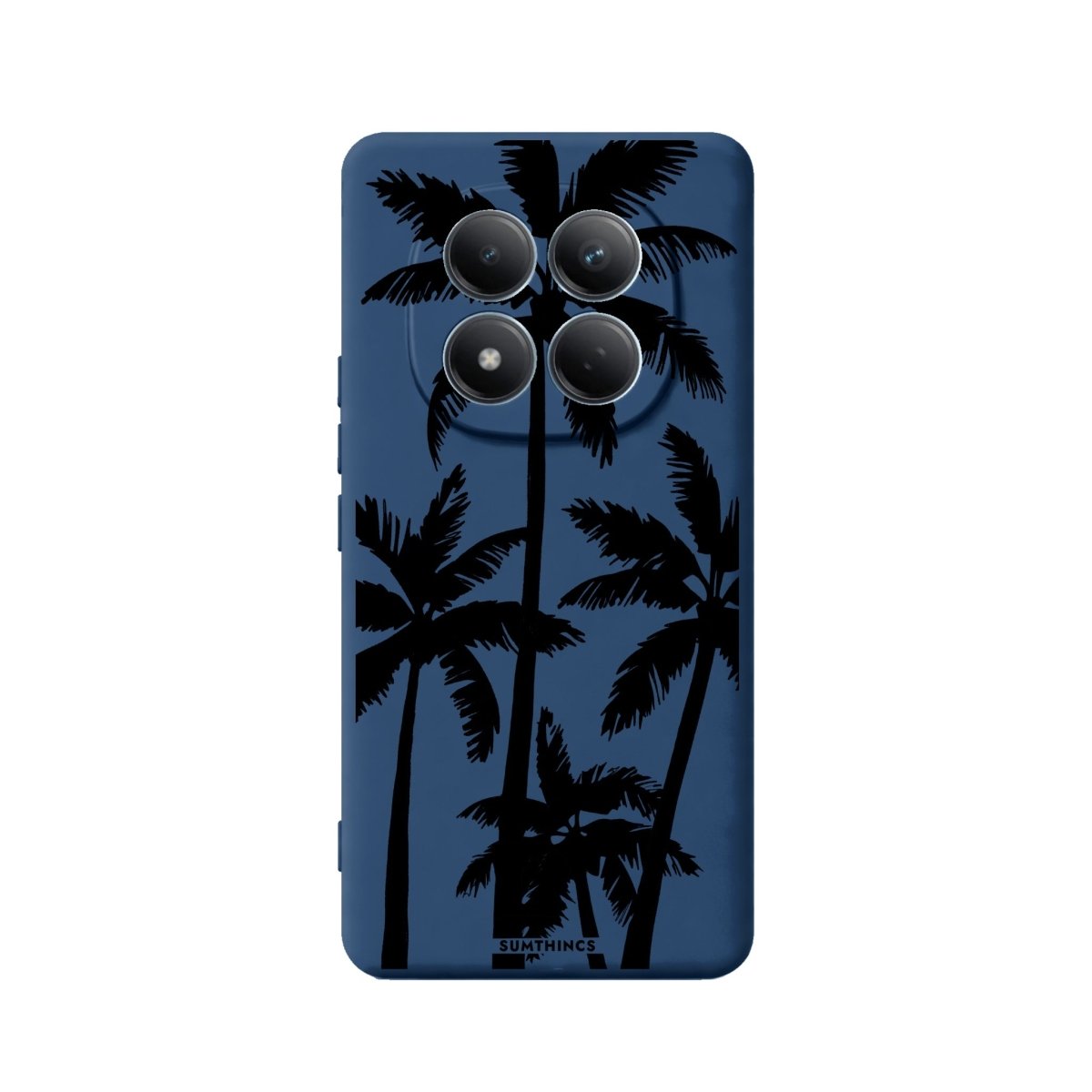 Xiaomi Palm Trees Premium Telefon Kılıfı Pasifik Mavi - Sumthincs