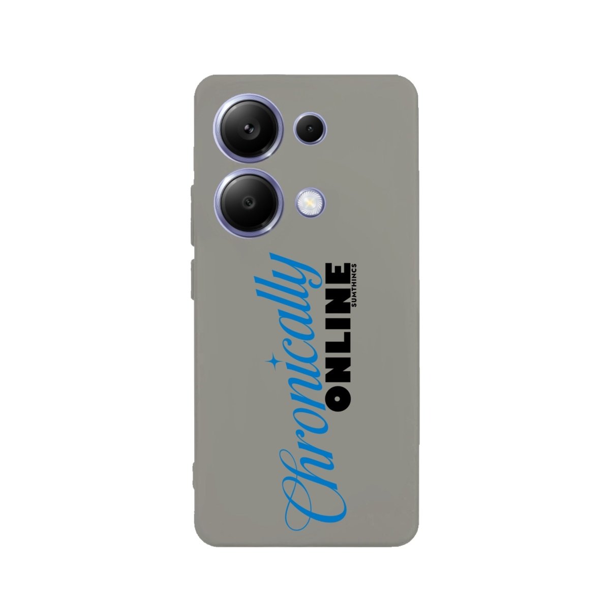 Xiaomi Poco X7 Pro Chronically Premium Telefon Kılıfı Gri - Sumthincs