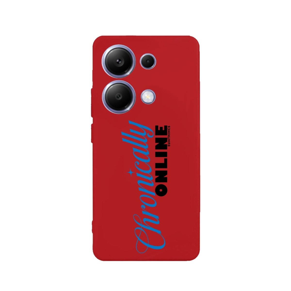Xiaomi Poco X7 Pro Chronically Premium Telefon Kılıfı Kırmızı - Sumthincs