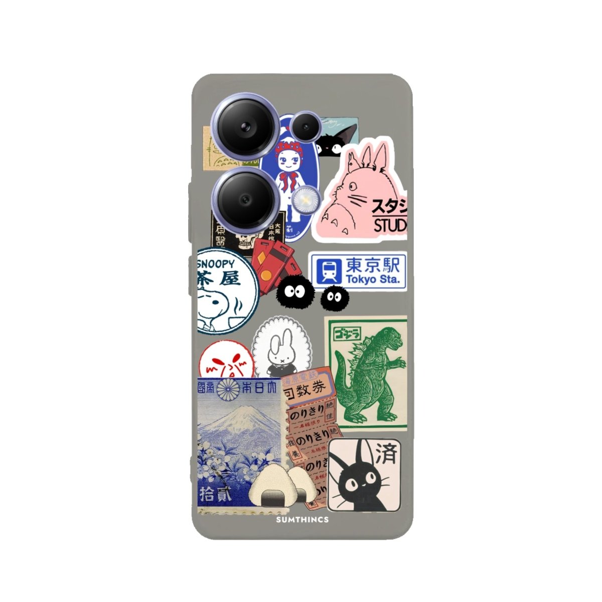 Xiaomi Poco X7 Pro Tokyobook Premium Telefon Kılıfı Gri - Sumthincs