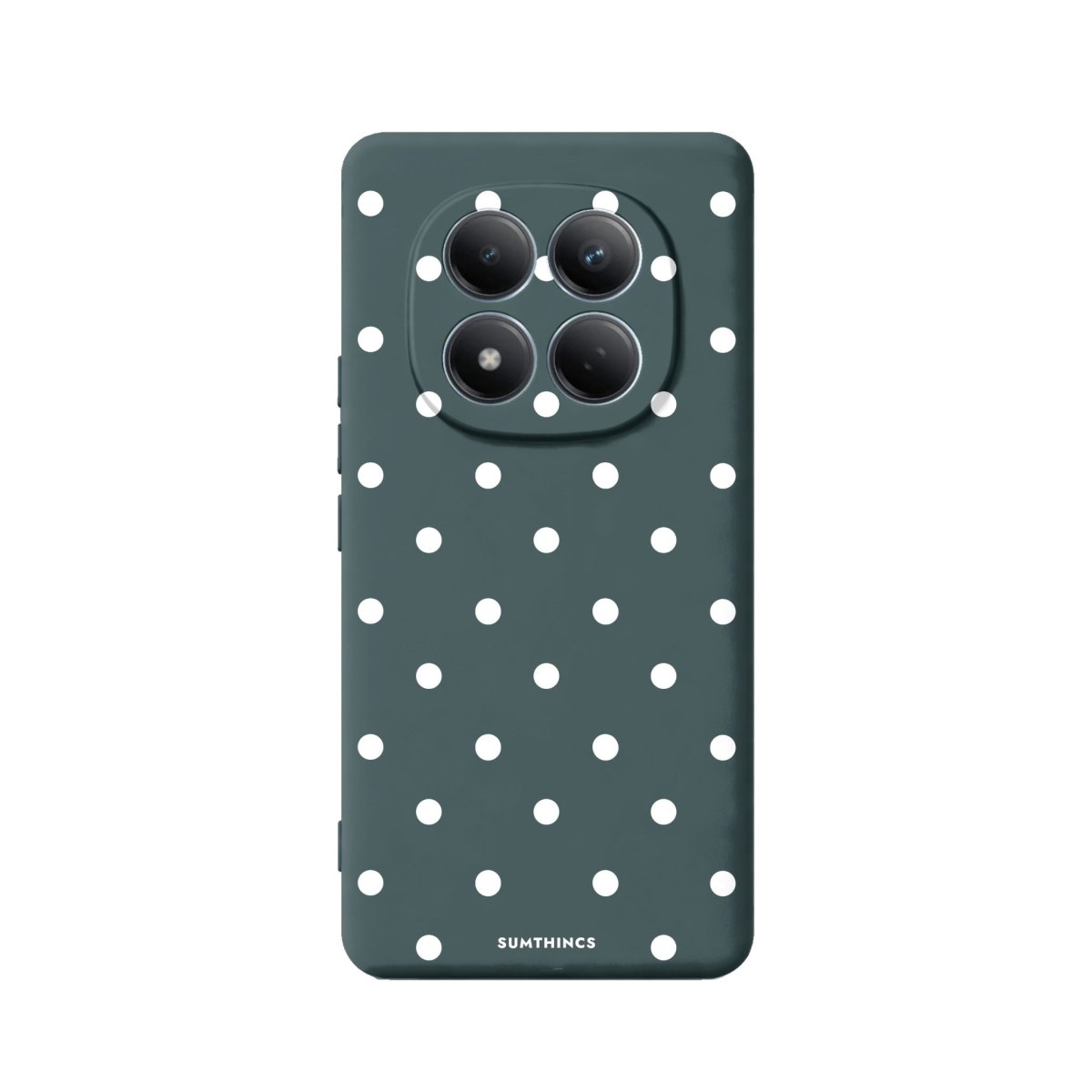 Xiaomi Polka Dots Premium Telefon Kılıfı Kaktüs Yeşili - Sumthincs