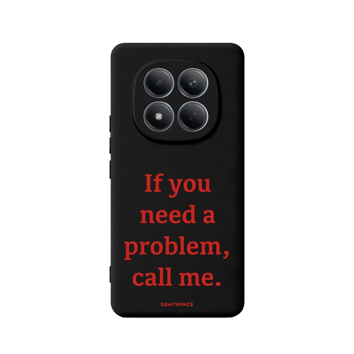 Xiaomi Problem Premium Telefon Kılıfı Siyah - Sumthincs