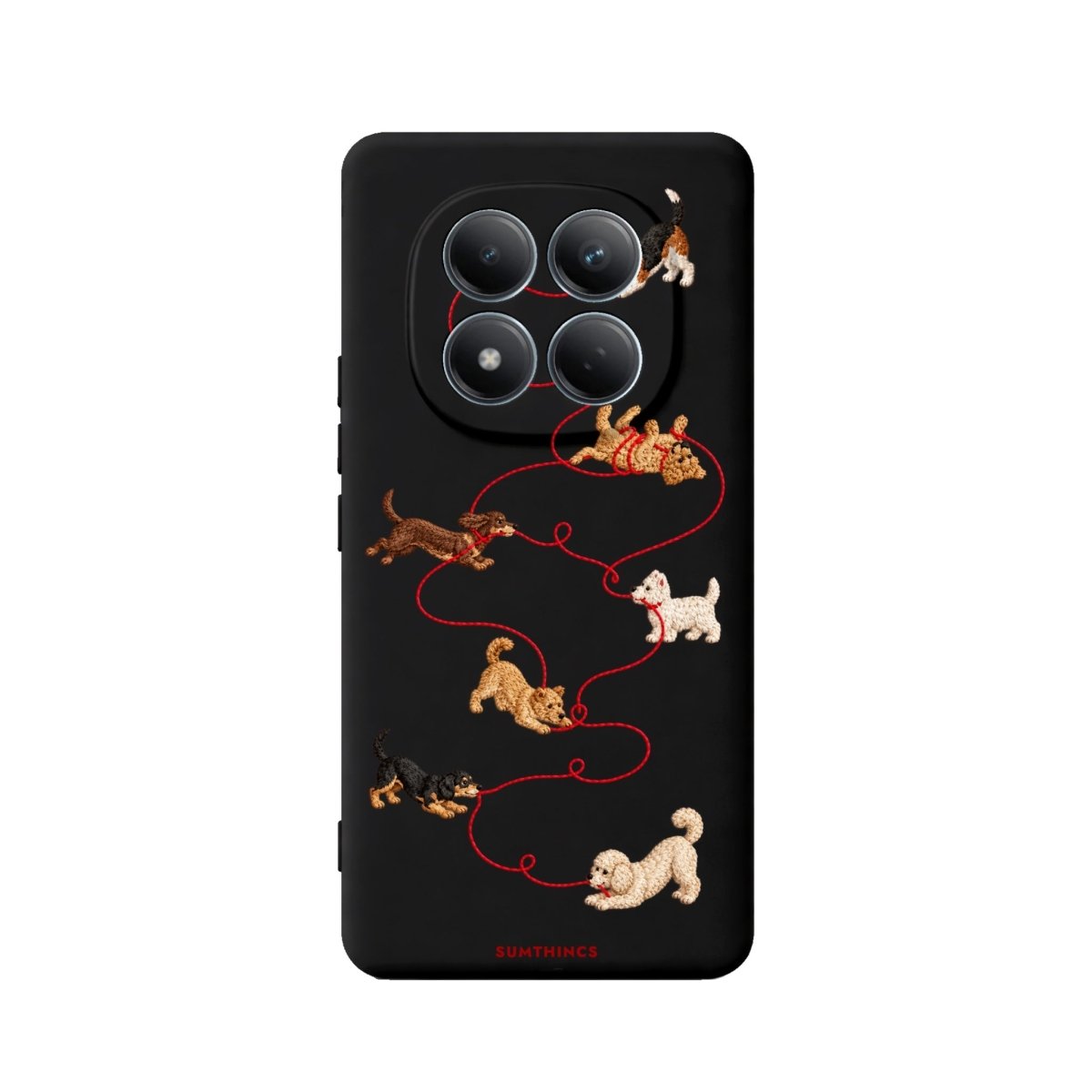 Xiaomi Puppy Premium Telefon Kılıfı Siyah - Sumthincs
