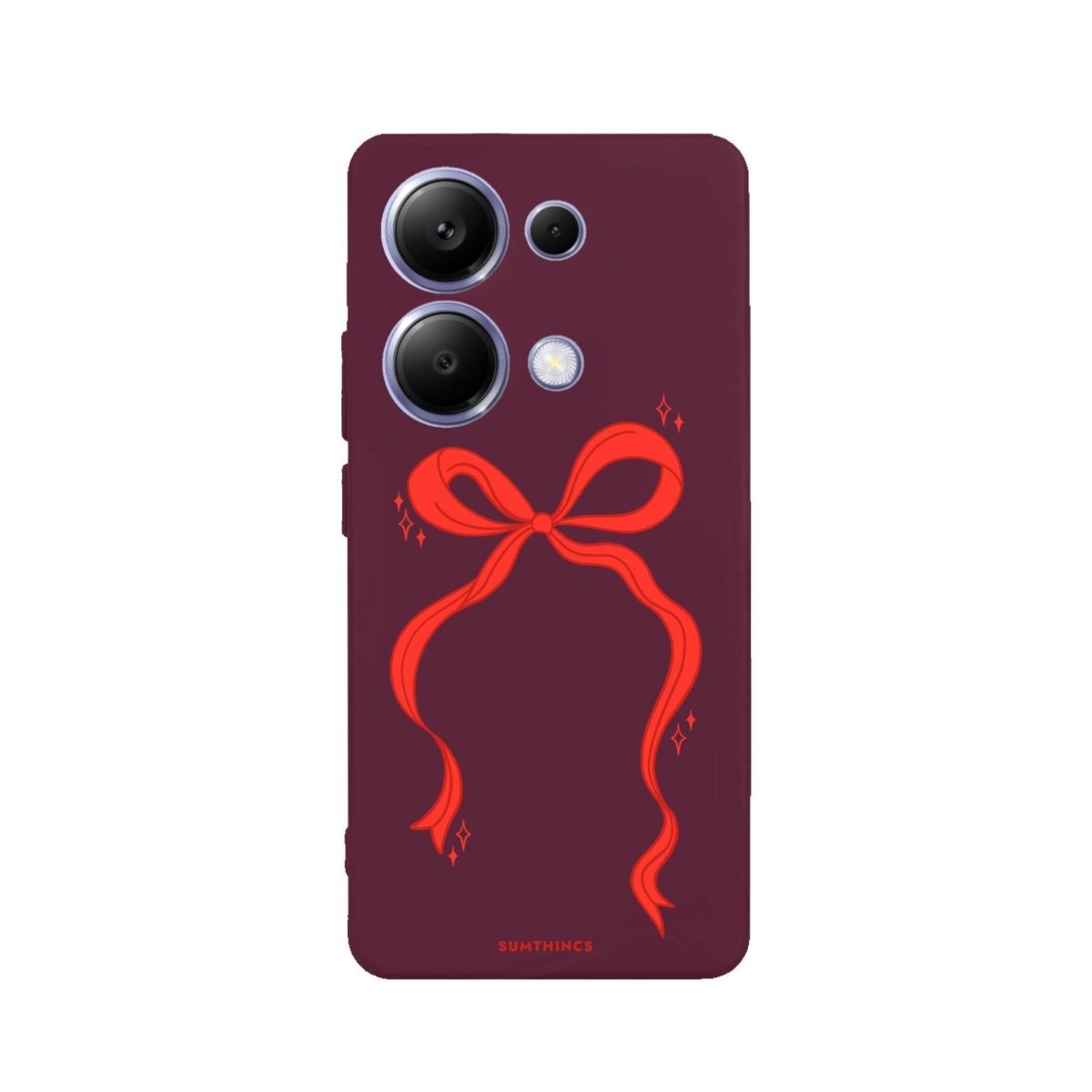 Xiaomi Redmi 13 Red Bow Premium Telefon Kılıfı - SUMTHINCS