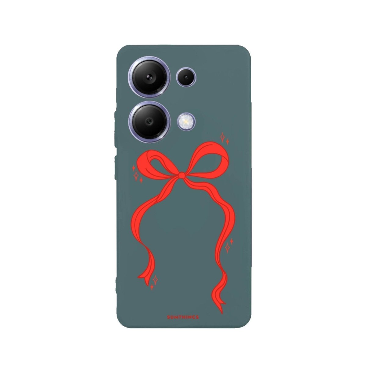 Xiaomi Redmi 13 Red Bow Premium Telefon Kılıfı - SUMTHINCS