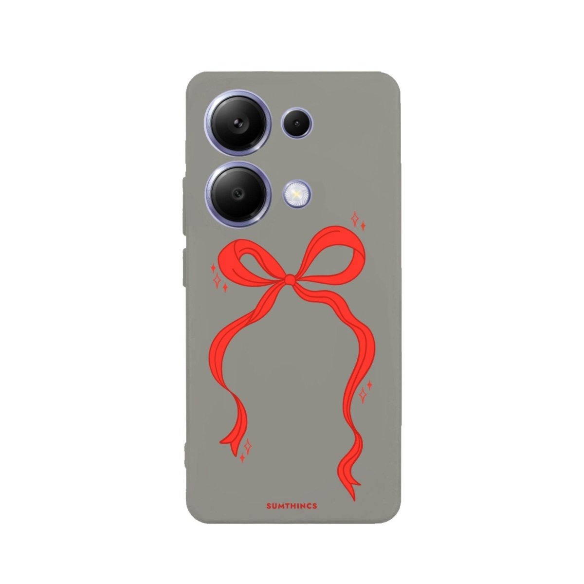 Xiaomi Redmi 13 Red Bow Premium Telefon Kılıfı - SUMTHINCS