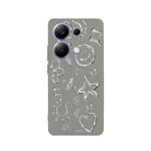 Xiaomi Redmi 13 Silver Doodles Premium Telefon Kılıfı - SUMTHINCS