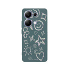 Xiaomi Redmi 13 Silver Doodles Premium Telefon Kılıfı - SUMTHINCS