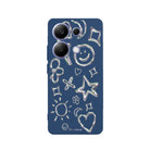 Xiaomi Redmi 13 Silver Doodles Premium Telefon Kılıfı - SUMTHINCS