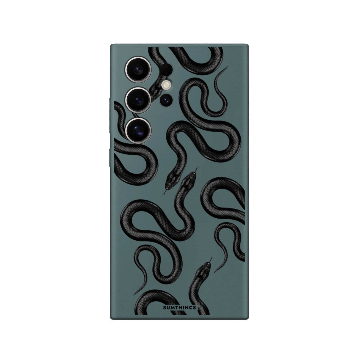 Xiaomi Redmi 13 Snakes Premium Telefon Kılıfı Kaktüs Yeşili - SUMTHINCS