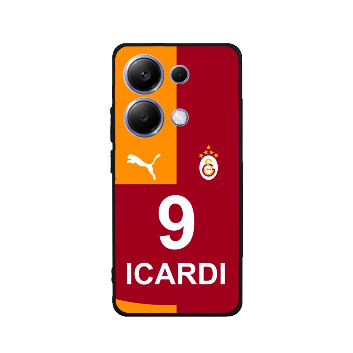 Xiaomi Redmi Note 12 5G Galatasaray Forma Kişiye Özel Premium Telefon Kılıfı - SUMTHINCS