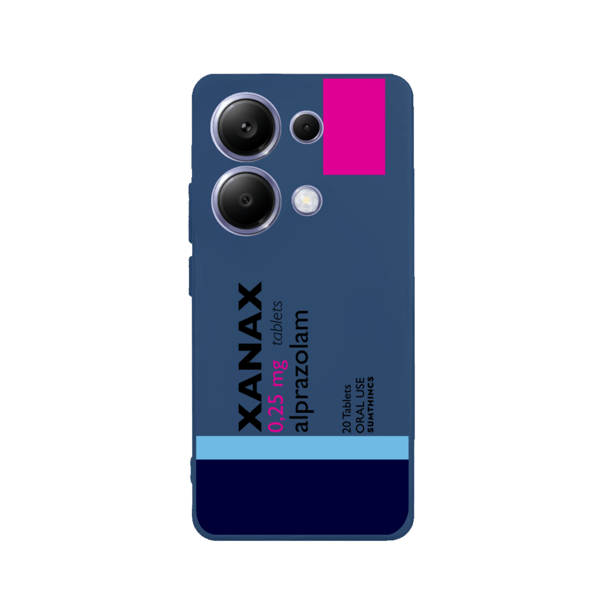 Xiaomi Redmi Note 12 Xanax Premium Telefon Kılıfı Pasifik Mavi - Sumthincs