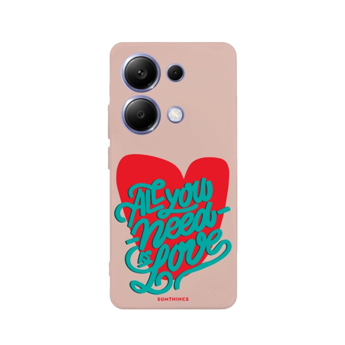Xiaomi Redmi Note 13 All You Need Is Love Premium Telefon Kılıfı - SUMTHINCS