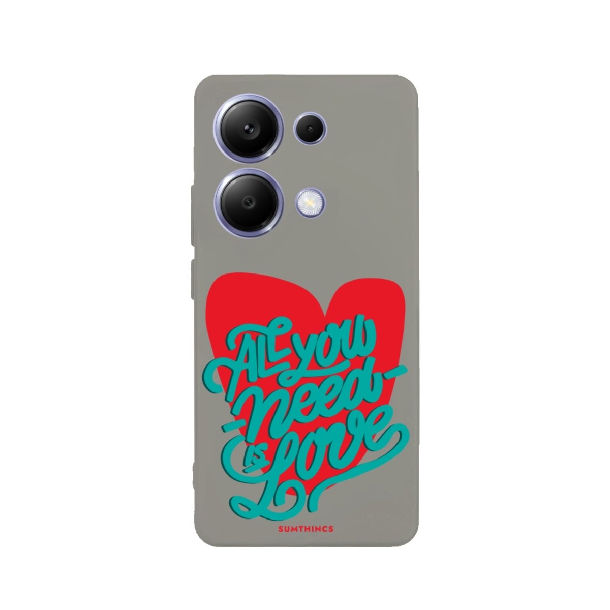 Xiaomi Redmi Note 13 All You Need Is Love Premium Telefon Kılıfı - SUMTHINCS