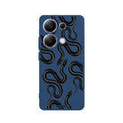 Xiaomi Redmi Note 13 Pro Snakes Premium Telefon Kılıfı Pasifik Mavi - SUMTHINCS
