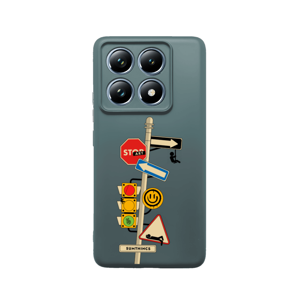 Xiaomi Redmi Note 14 Crossroad Premium Telefon Kılıfı Kaktüs Yeşili - SUMTHINCS