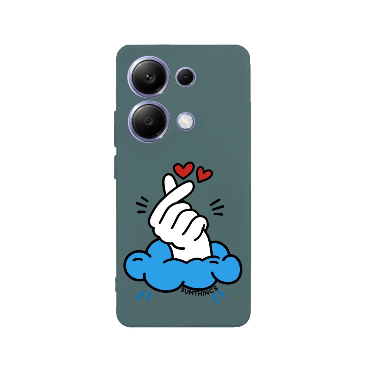 Xiaomi Redmi Note 14 Crush Premium Telefon Kılıfı Kaktüs Yeşili - SUMTHINCS