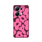 Xiaomi Redmi Note 14 Daisy Pop Premium Telefon Kılıfı Bordo - SUMTHINCS