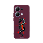 Xiaomi Redmi Note 14 Dragonflare Premium Telefon Kılıfı Bordo - SUMTHINCS