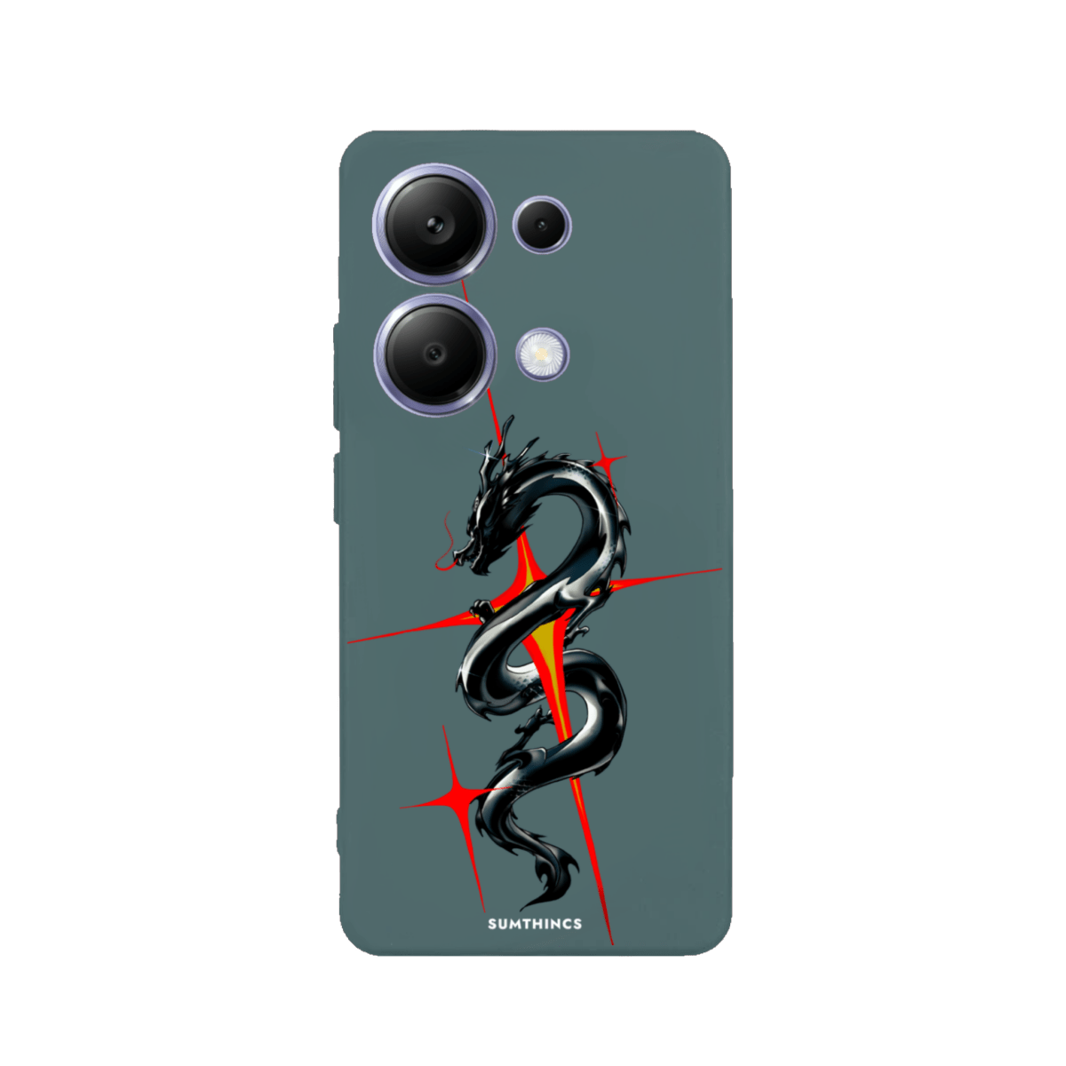 Xiaomi Redmi Note 14 Dragonflare Premium Telefon Kılıfı Kaktüs Yeşili - SUMTHINCS