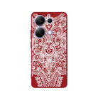 Xiaomi Redmi Note 14 Lacework Premium Telefon Kılıfı Kırmızı - SUMTHINCS