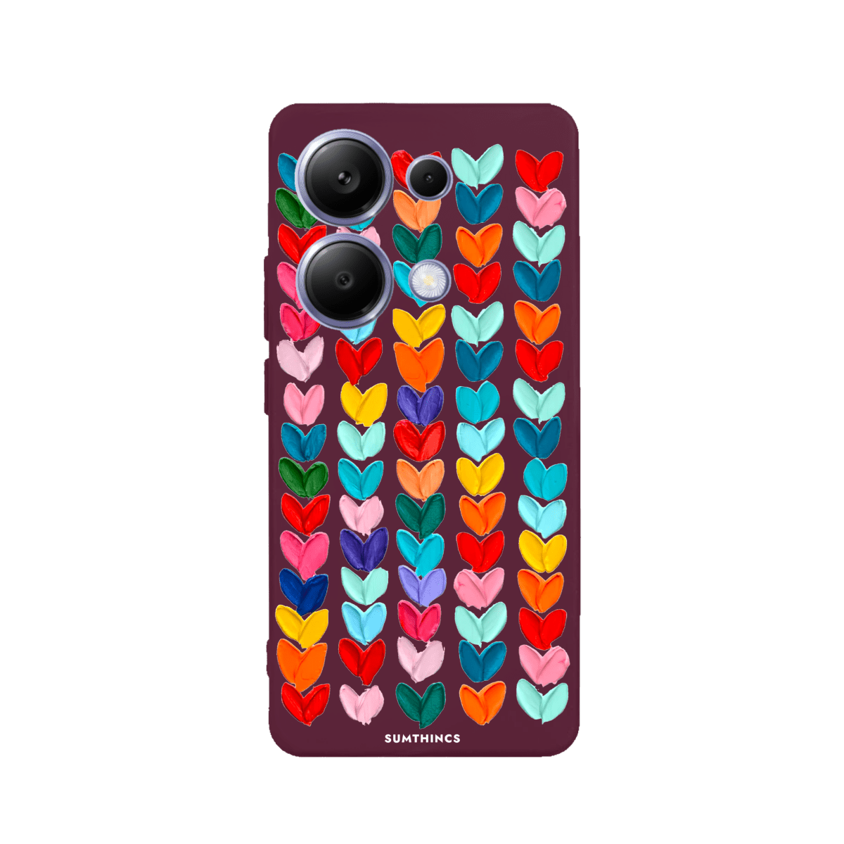 Xiaomi Redmi Note 14 Lovestorm Premium Telefon Kılıfı Bordo - SUMTHINCS