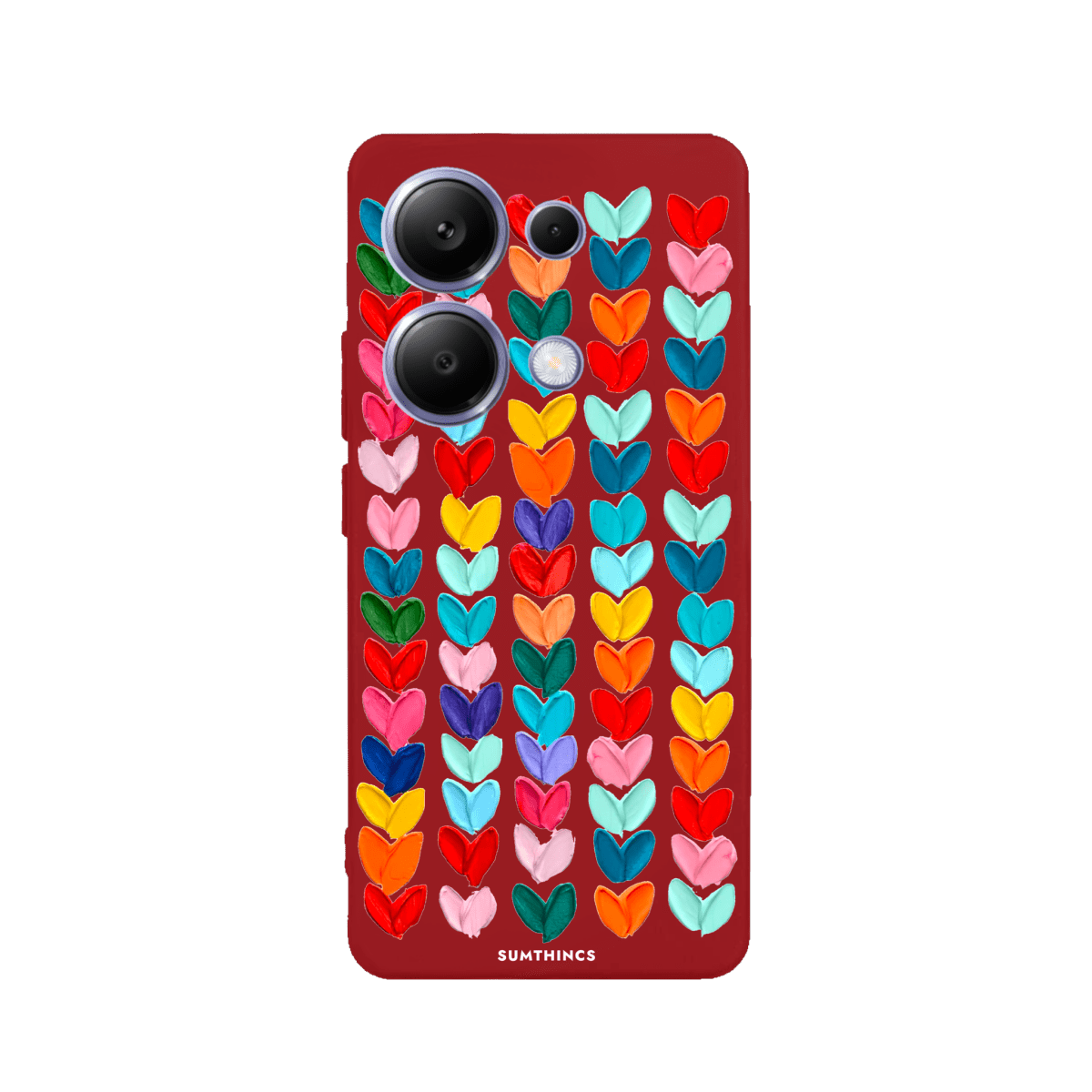 Xiaomi Redmi Note 14 Lovestorm Premium Telefon Kılıfı Kırmızı - SUMTHINCS