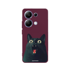 Xiaomi Redmi Note 14 Meoww Premium Telefon Kılıfı Bordo - SUMTHINCS
