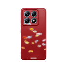 Xiaomi Redmi Note 14 Neon Fish Premium Telefon Kılıfı Kırmızı - SUMTHINCS