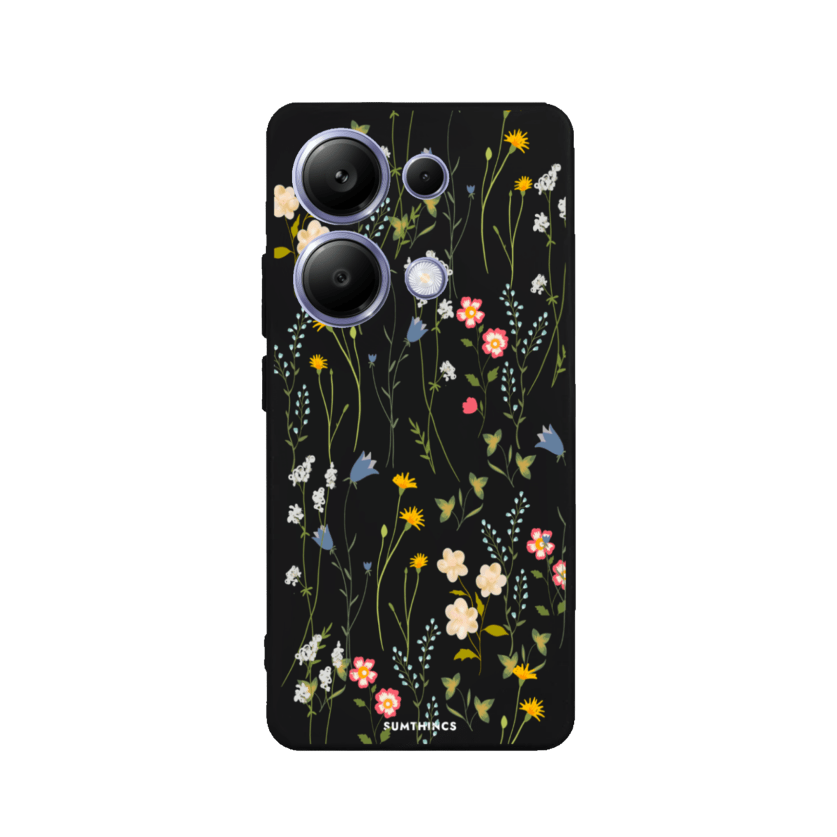 Xiaomi Redmi Note 14 Pro Eternal Garden Premium Telefon Kılıfı Siyah - SUMTHINCS