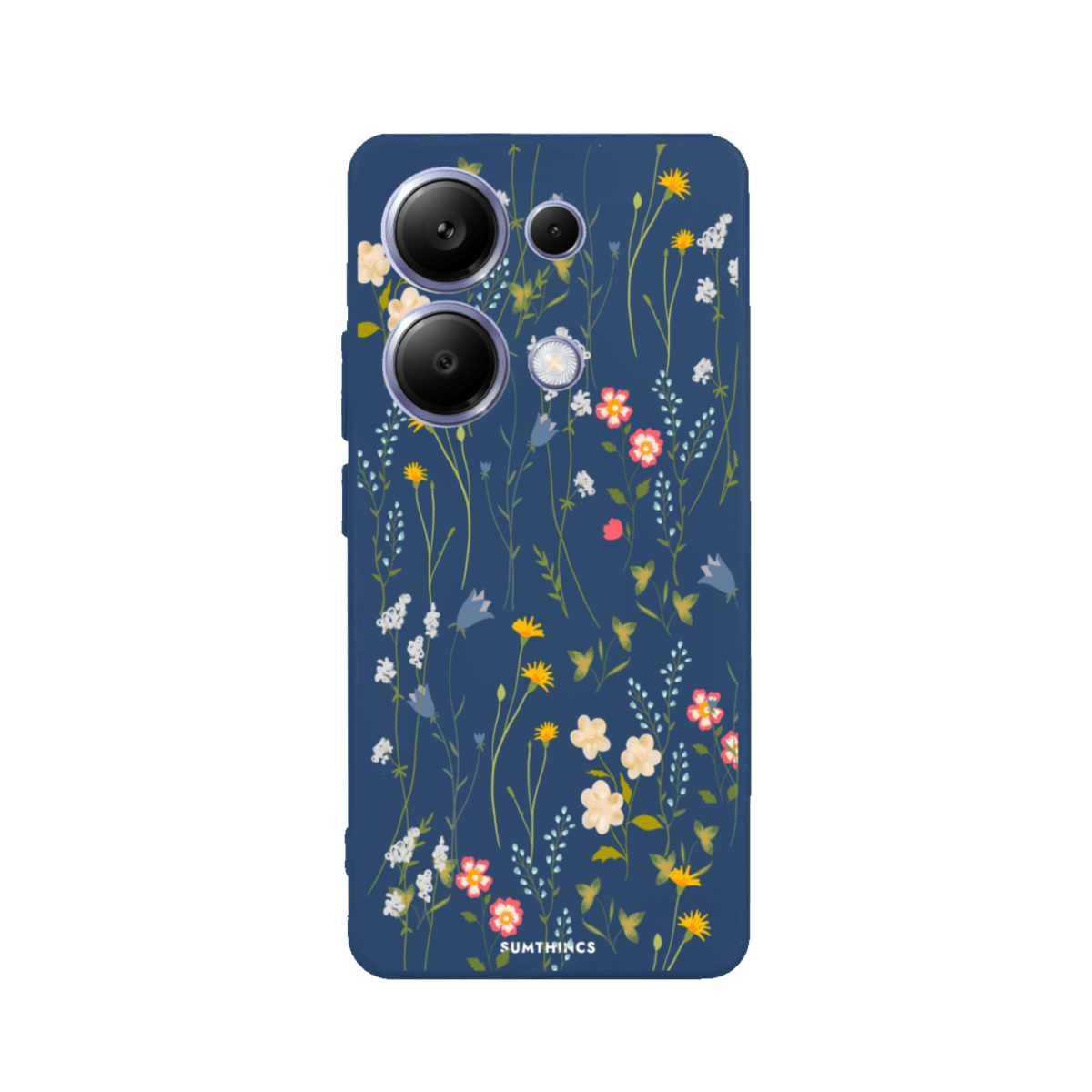 Xiaomi Redmi Note 14 Pro Eternal Garden Premium Telefon Kılıfı Pasifik Mavi - SUMTHINCS