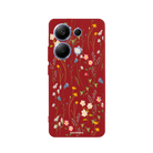 Xiaomi Redmi Note 14 Pro Eternal Garden Premium Telefon Kılıfı Kırmızı - SUMTHINCS