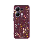 Xiaomi Redmi Note 14 Pro Eternal Garden Premium Telefon Kılıfı Bordo - SUMTHINCS