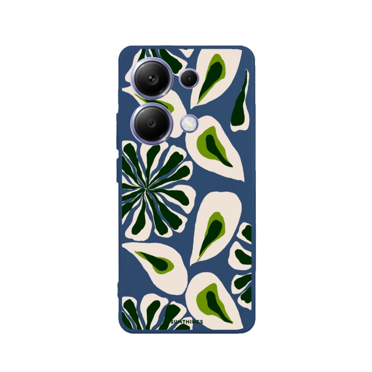 Xiaomi Redmi Note 14 Pro Plus 5G Leafs Premium Telefon Kılıfı Pasifik Mavi - SUMTHINCS