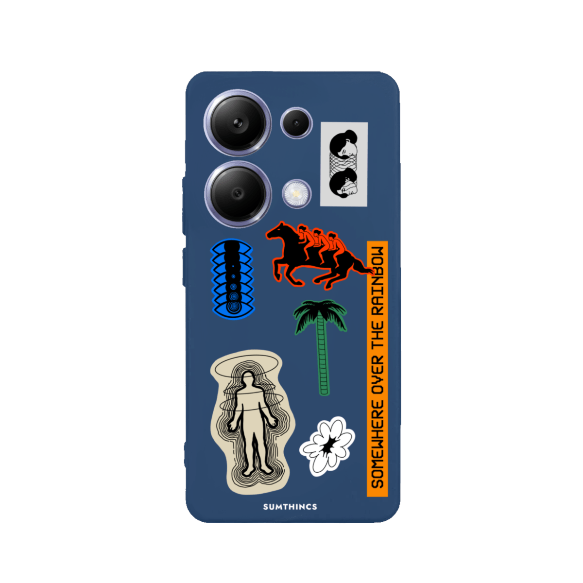 Xiaomi Redmi Note 14 Somewhere Premium Telefon Kılıfı Pasifik Mavi - SUMTHINCS