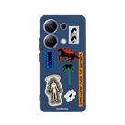 Xiaomi Redmi Note 14 Somewhere Premium Telefon Kılıfı Pasifik Mavi - SUMTHINCS