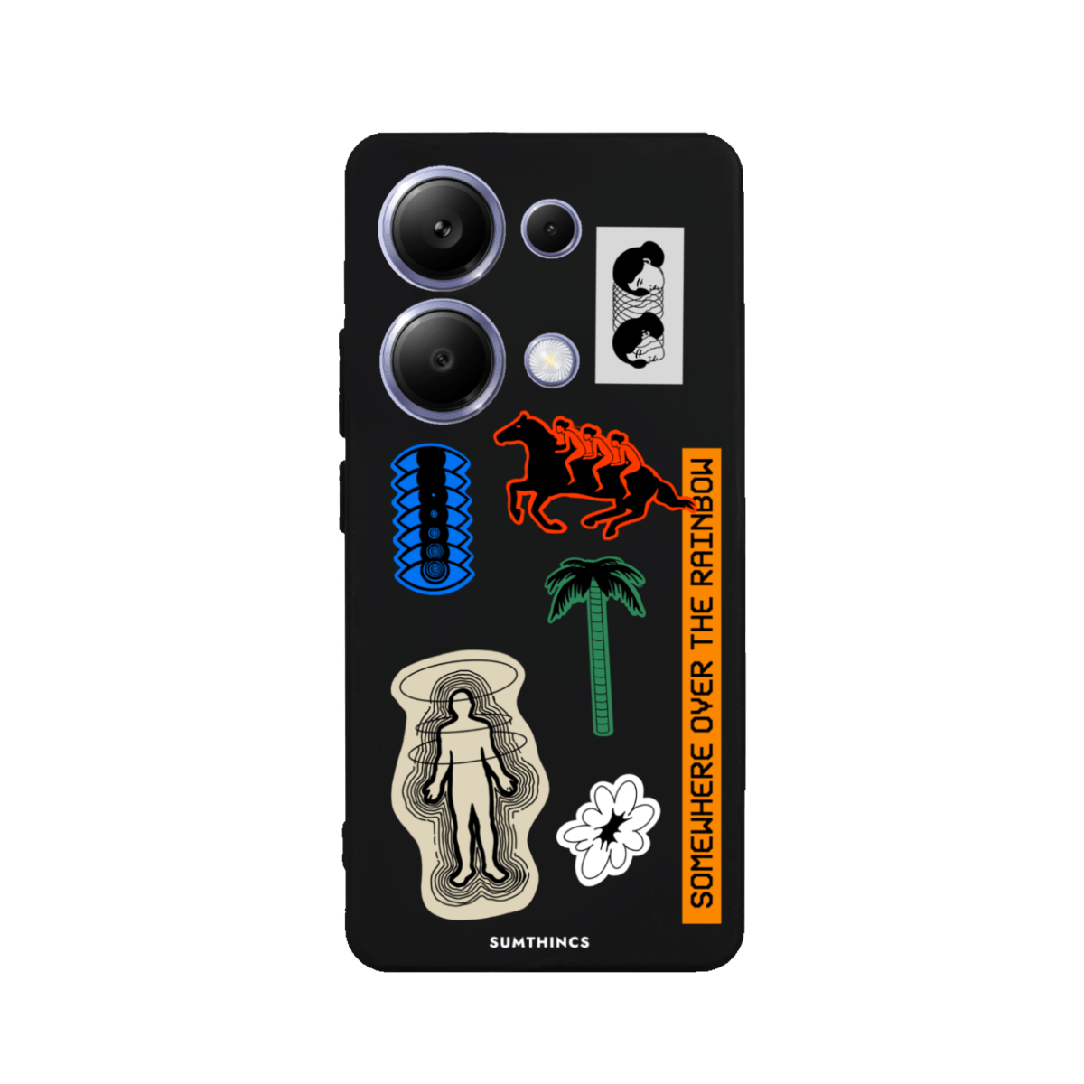 Xiaomi Redmi Note 14 Somewhere Premium Telefon Kılıfı Siyah - SUMTHINCS