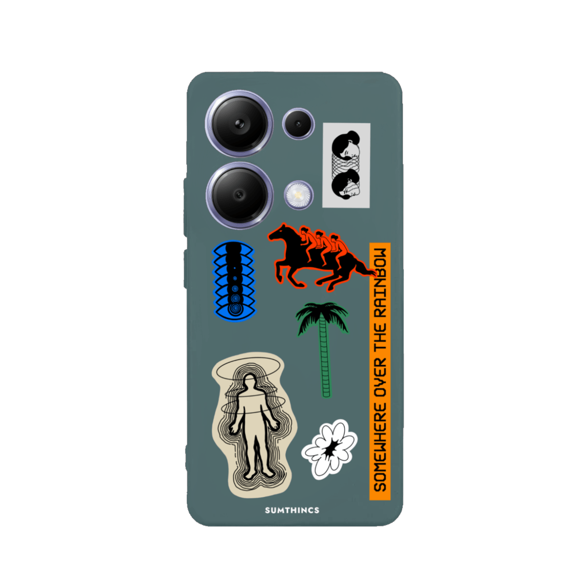 Xiaomi Redmi Note 14 Somewhere Premium Telefon Kılıfı Kaktüs Yeşili - SUMTHINCS