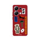 Xiaomi Redmi Note 14 Somewhere Premium Telefon Kılıfı Kırmızı - SUMTHINCS