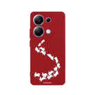 Xiaomi Redmi Note 14 Starry Bunnies Premium Telefon Kılıfı Kırmızı - SUMTHINCS