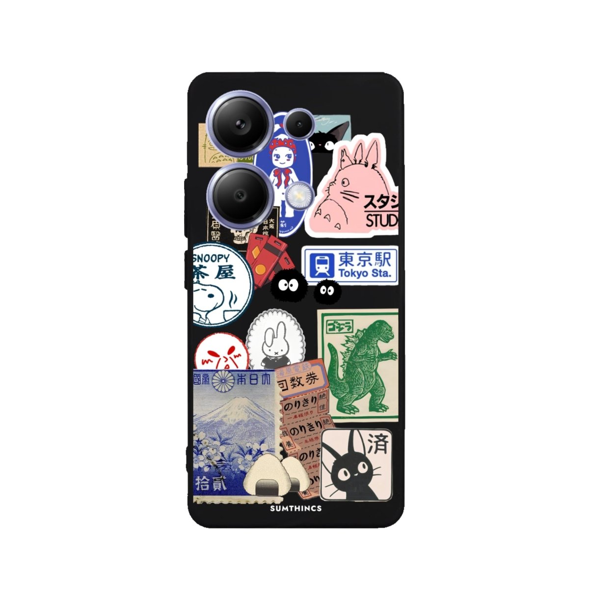 Xiaomi Redmi Note 14 Tokyobook Premium Telefon Kılıfı Siyah - Sumthincs