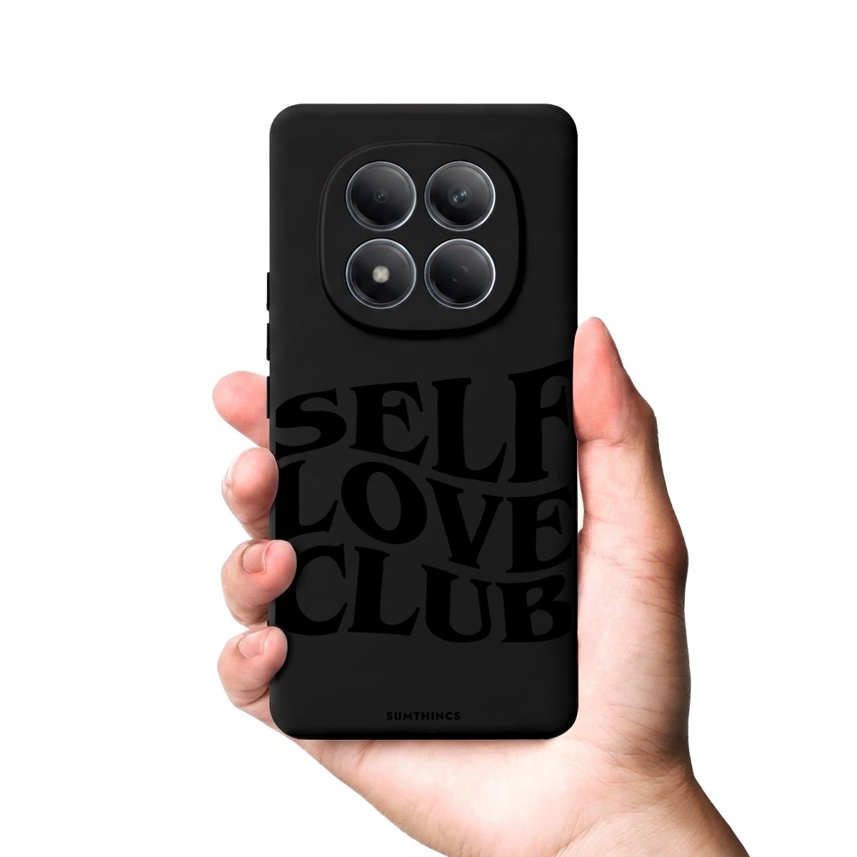 Xiaomi Self Love Club Premium Telefon Kılıfı Gri - Sumthincs
