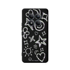 Xiaomi Silver Doodles Premium Telefon Kılıfı Siyah - Sumthincs