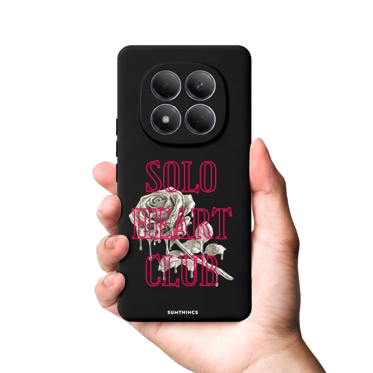 Xiaomi Solo Heart Club Premium Telefon Kılıfı Gri - Sumthincs