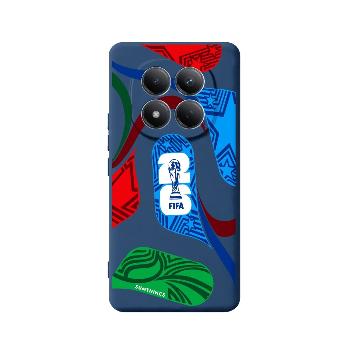 Xiaomi World Cup Ball Premium Telefon Kılıfı Pasifik Mavi - Sumthincs