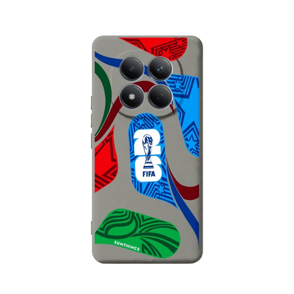 Xiaomi World Cup Ball Premium Telefon Kılıfı Gri - Sumthincs