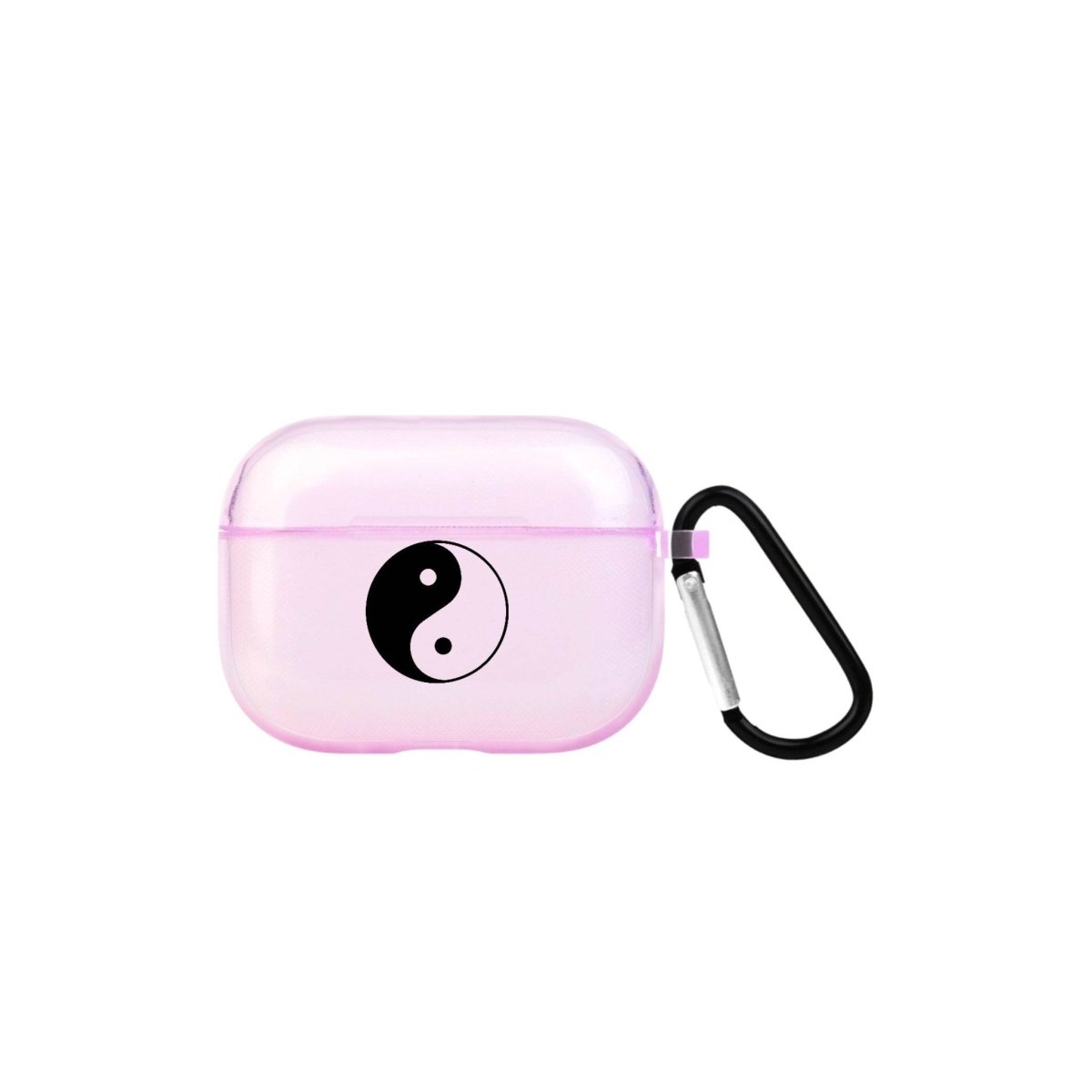 Yin Yang AirPods Pro 2 Şeffaf Silikon Kılıf Lila - SUMTHINCS